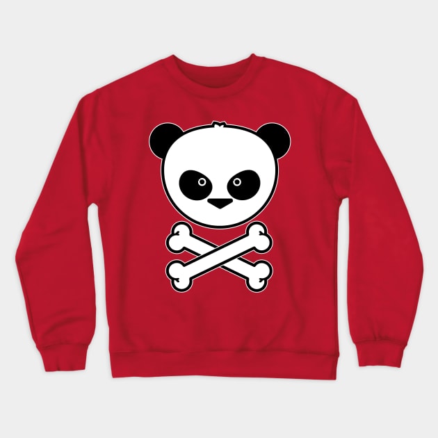 Panda Bones Crewneck Sweatshirt by wuxter